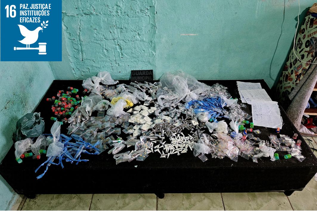 GCM apreende 1,4 mil entorpecentes durante Operação Psicose